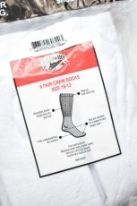 画像5: RAILROAD SOCK (レイルロードソック) MEN'S CREW 6P [WHITE] (5)