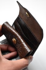 画像5: MASTER & Co. (マスターアンドコー) IBIZA MINI WALLET [CHOCO/CROCO] (5)