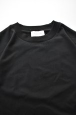 画像3: 【SALE】FLISTFIA (フリストフィア) Crew Neck T-shirt [MID BLACK] (3)