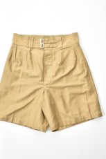 画像1: 90's ITALIAN ARMY Gurkha Shorts "Cotton Sateen" [DEADSTOCK] (1)