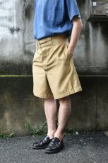 画像14: 90's ITALIAN ARMY Gurkha Shorts "Cotton Sateen" [DEADSTOCK] (14)