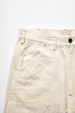 画像4: SOWBOW (ソウボウ) SOWBOW DOUBLE KNEE PAINTER PANTS 10oz HEMP [DENIM NATURAL] (4)