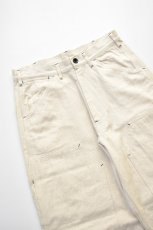 画像3: SOWBOW (ソウボウ) SOWBOW DOUBLE KNEE PAINTER PANTS 10oz HEMP [DENIM NATURAL] (3)