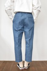 画像12: FLISTFIA (フリストフィア) Belted Trousers [WASHED INDIGO] (12)