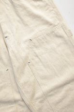 画像10: SOWBOW (ソウボウ) SOWBOW DOUBLE KNEE PAINTER PANTS 10oz HEMP [DENIM NATURAL] (10)