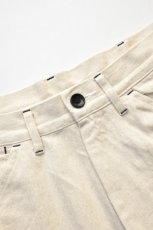 画像6: SOWBOW (ソウボウ) SOWBOW DOUBLE KNEE PAINTER PANTS 10oz HEMP [DENIM NATURAL] (6)