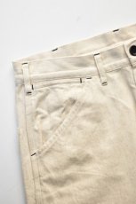 画像5: SOWBOW (ソウボウ) SOWBOW DOUBLE KNEE PAINTER PANTS 10oz HEMP [DENIM NATURAL] (5)