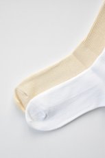 画像4: RoToTo (ロトト) ORGANIC DAILY 3 PACK RIBBED CREW SOCKS [2-colors] (4)