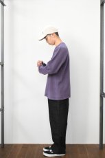 画像15: GOODWEAR (グッドウェア) L/S POCKET TEE PIGMENT DYE [PURPLE] (15)