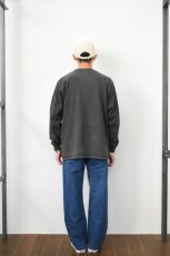 画像16: GOODWEAR (グッドウェア) L/S POCKET TEE PIGMENT DYE [BLACK] (16)