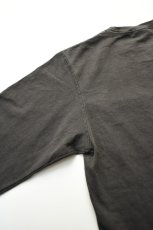 画像9: GOODWEAR (グッドウェア) L/S POCKET TEE PIGMENT DYE [BLACK] (9)