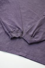 画像6: GOODWEAR (グッドウェア) L/S POCKET TEE PIGMENT DYE [PURPLE] (6)