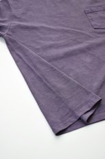 画像7: GOODWEAR (グッドウェア) L/S POCKET TEE PIGMENT DYE [PURPLE] (7)