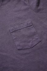 画像5: GOODWEAR (グッドウェア) L/S POCKET TEE PIGMENT DYE [PURPLE] (5)