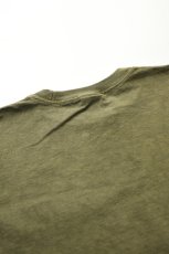 画像8: GOODWEAR (グッドウェア) L/S POCKET TEE PIGMENT DYE [OLIVE] (8)