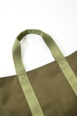 画像2: L.L.Bean (エルエルビーン) Hunter's Tote Bag Midium [OLIVE DRAB] (2)