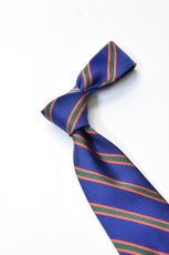 画像5: J.PRESS (ジェイプレス) REGIMENTAL TIE [NAVY/ORANGE/GREEN] (5)