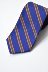 画像2: J.PRESS (ジェイプレス) REGIMENTAL TIE [NAVY/ORANGE/GREEN] (2)