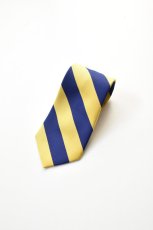 画像1: J.PRESS (ジェイプレス) REGIMENTAL TIE [NAVY/YELLOW] (1)