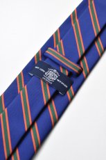 画像3: J.PRESS (ジェイプレス) REGIMENTAL TIE [NAVY/ORANGE/GREEN] (3)