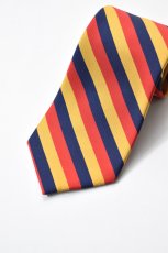 画像2: J.PRESS (ジェイプレス) REGIMENTAL TIE [RED/YELLOW/NAVY] (2)