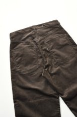 画像7: SCYE BASICS (サイベーシックス) SOLOTEX Stretch Corduroy Wide Leg Jeans [BROWN] (7)