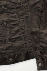 画像8: SCYE BASICS (サイベーシックス) SOLOTEX Stretch Corduroy Trucker Jacket [BROWN] (8)