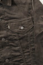 画像7: SCYE BASICS (サイベーシックス) SOLOTEX Stretch Corduroy Trucker Jacket [BROWN] (7)