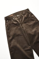 画像3: SCYE BASICS (サイベーシックス) SOLOTEX Stretch Corduroy Wide Leg Jeans [BROWN] (3)