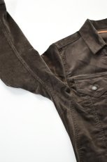 画像6: SCYE BASICS (サイベーシックス) SOLOTEX Stretch Corduroy Trucker Jacket [BROWN] (6)