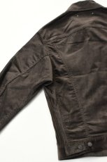 画像13: SCYE BASICS (サイベーシックス) SOLOTEX Stretch Corduroy Trucker Jacket [BROWN] (13)