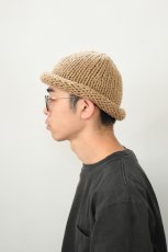 画像6: Indietro Association (インディエトロアソシエーション) Roll Knit Cap [BEIGE] (6)