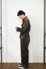 画像18: SCYE BASICS (サイベーシックス) SOLOTEX Stretch Corduroy Wide Leg Jeans [BROWN] (18)