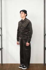 画像19: SCYE BASICS (サイベーシックス) SOLOTEX Stretch Corduroy Trucker Jacket [BROWN] (19)