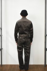 画像19: SCYE BASICS (サイベーシックス) SOLOTEX Stretch Corduroy Wide Leg Jeans [BROWN] (19)