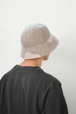 画像8: Indietro Association (インディエトロアソシエーション) Color Blocking Metro Hat [BEIGE] (8)