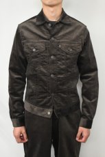 画像15: SCYE BASICS (サイベーシックス) SOLOTEX Stretch Corduroy Trucker Jacket [BROWN] (15)