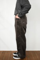 画像13: SCYE BASICS (サイベーシックス) SOLOTEX Stretch Corduroy Wide Leg Jeans [BROWN] (13)