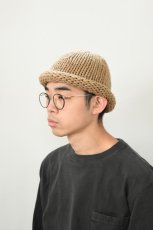 画像5: Indietro Association (インディエトロアソシエーション) Roll Knit Cap [BEIGE] (5)