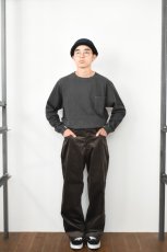 画像15: SCYE BASICS (サイベーシックス) SOLOTEX Stretch Corduroy Wide Leg Jeans [BROWN] (15)