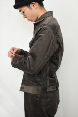 画像16: SCYE BASICS (サイベーシックス) SOLOTEX Stretch Corduroy Trucker Jacket [BROWN] (16)