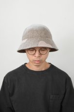 画像9: Indietro Association (インディエトロアソシエーション) Color Blocking Metro Hat [BEIGE] (9)