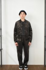 画像23: SCYE BASICS (サイベーシックス) SOLOTEX Stretch Corduroy Trucker Jacket [BROWN] (23)