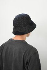 画像8: Indietro Association (インディエトロアソシエーション) Color Blocking Metro Hat [BLACK] (8)