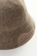 画像3: Indietro Association (インディエトロアソシエーション) Color Blocking Metro Hat [BEIGE] (3)