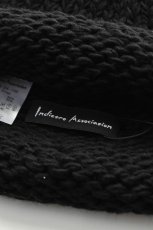 画像4: Indietro Association (インディエトロアソシエーション) Roll Knit Cap [BLACK] (4)