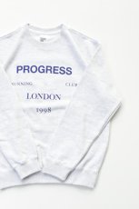 画像1: Progress Running Club (プログレスランニングクラブ)  LONDON SWEAT SHIRT [ASH] (1)