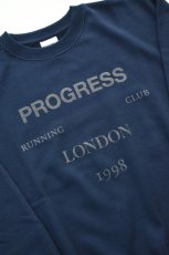 画像5: Progress Running Club (プログレスランニングクラブ)  LONDON SWEAT SHIRT [NAVY] (5)