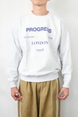 画像9: Progress Running Club (プログレスランニングクラブ)  LONDON SWEAT SHIRT [ASH] (9)