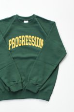 画像1: Progress Running Club (プログレスランニングクラブ) PROGRESSION SWEAT SHIRT [GREEN] (1)